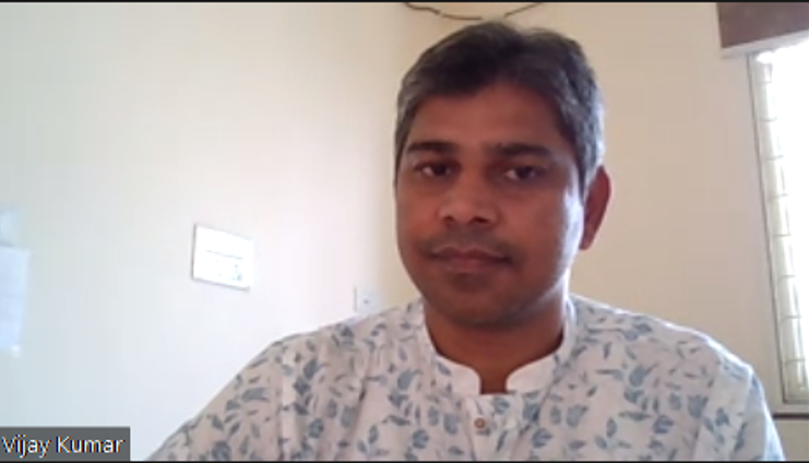 Professor Vijay Kumar, Assistant Professor at the National Institute of Technology Warangal (NITW), Warangal, India